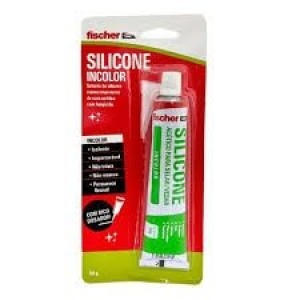 CARTELA BISNAGA DE SILICONE INCOLOR 50G FISCHER