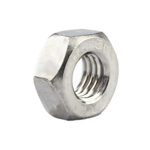 PORCA SEXTAVADA 1/8-40BSW FE. ZB COM 100 PEÇAS